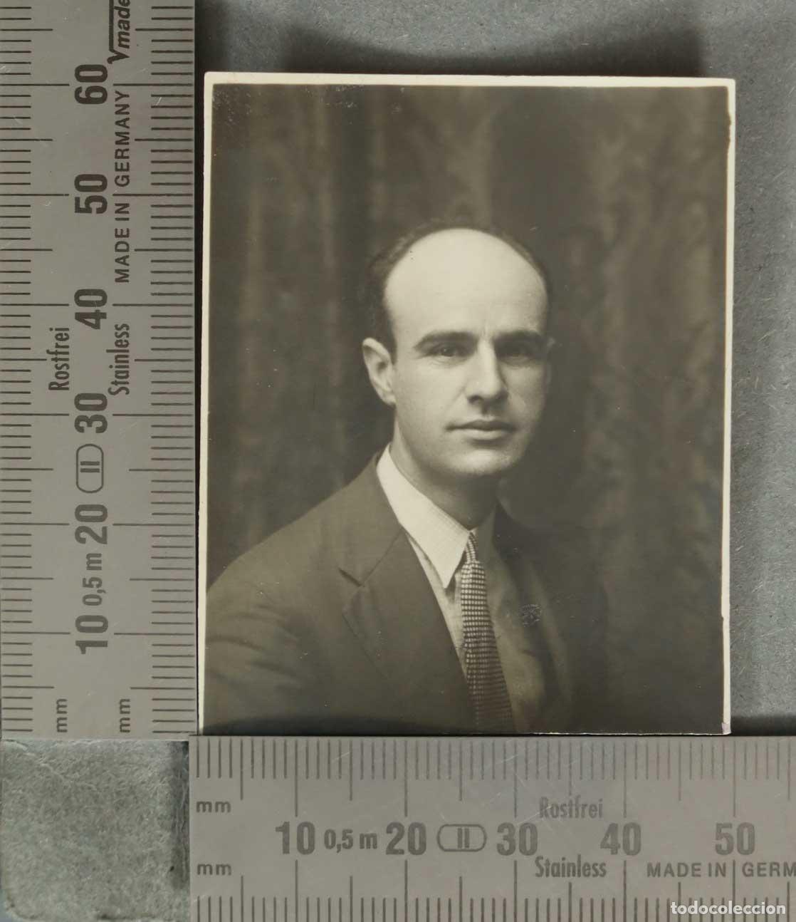Fotograf&iacute;a antigua: FOTOGRAFIA. RETRATO CABALLERO. hacia 1940