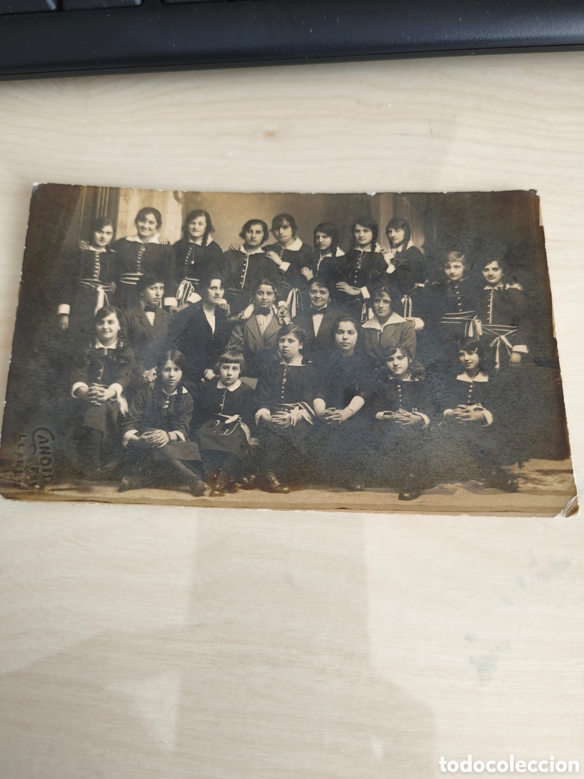 Fotograf&iacute;a antigua: Postal de Colegio . C&aacute;ndido, Llanes lo no se