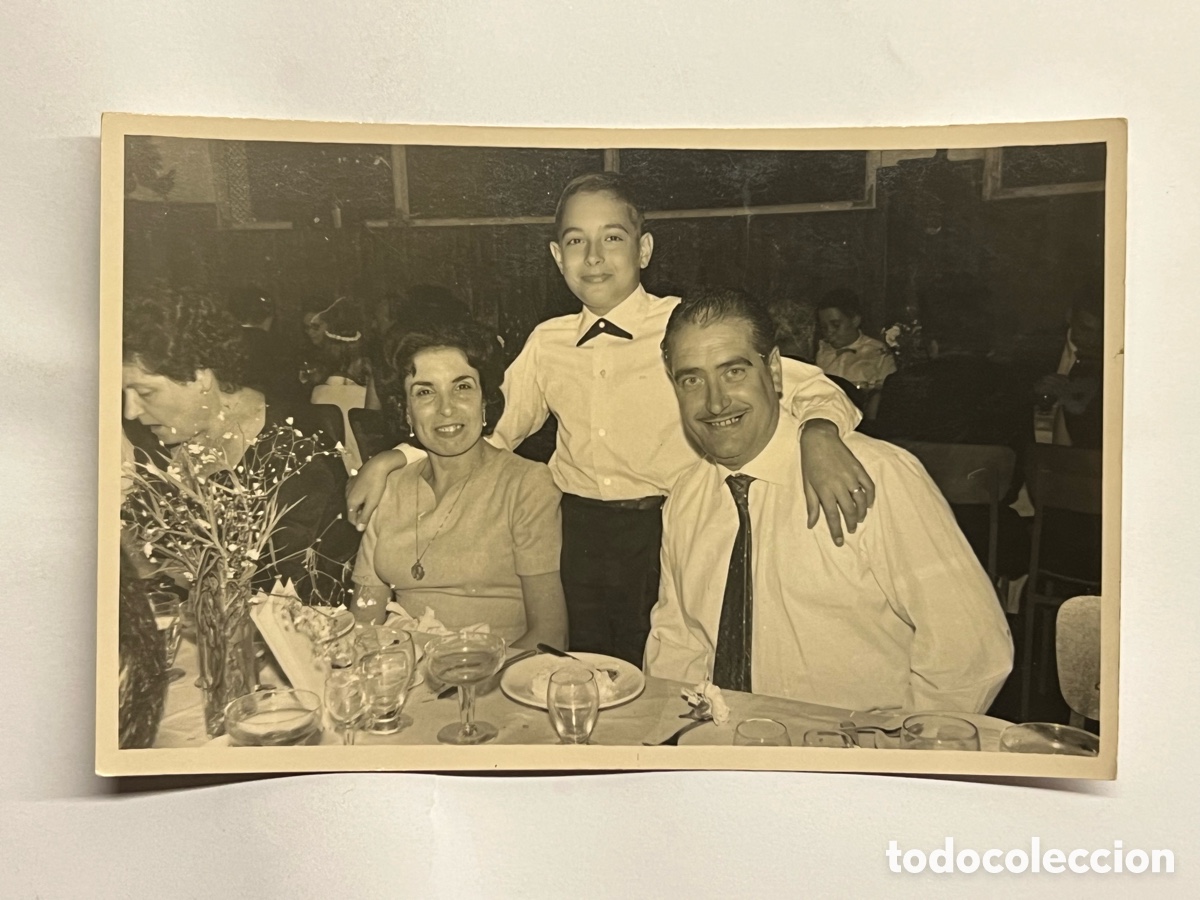 Fotografia antiga: BADALONA. Hostal de la Selva.. de celebraci&oacute;n familiar.. Fotos A. Capella (a.1963) Medidas: 14 x 9