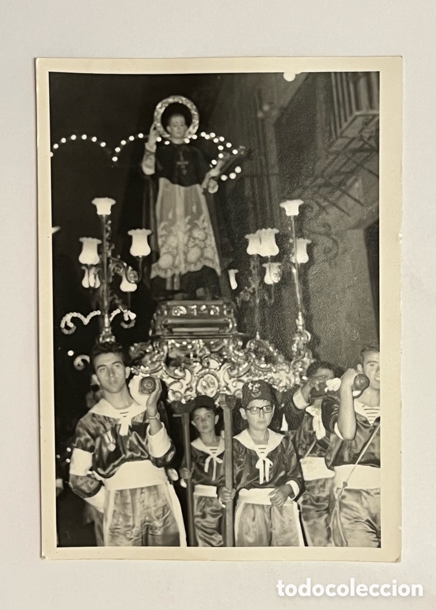 Fotografia antiga: SAN VICENTE FERRER.. Fervor popular en tierras valenciana. Un d&iacute;a de Procesi&oacute;n (h.1970?)