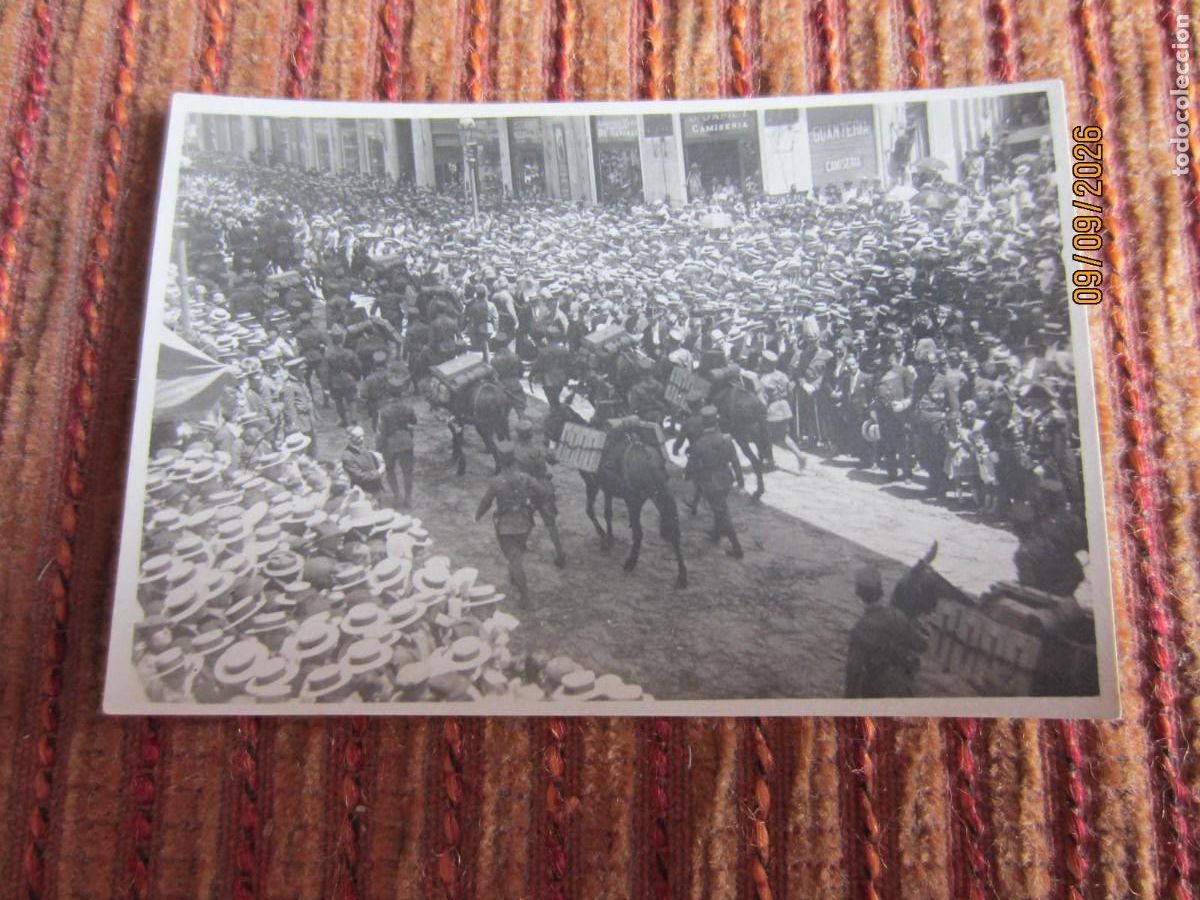 Fotograf&iacute;a antigua: 1921-TROPAS SALIENDO DE MADRID HACIA MARRUECOS.GUERRA DEL RIF.FOTOGRAF&Iacute;A ORIGINAL