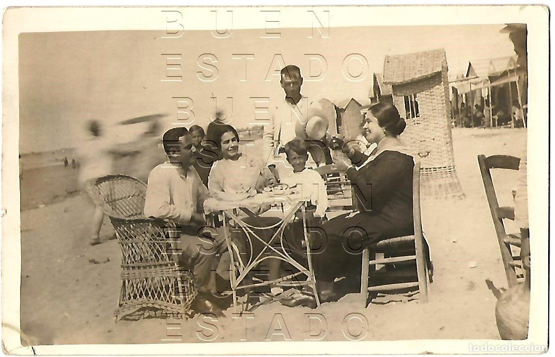 Fotograf&iacute;a antigua: CHICLANA FAMILIA PRACTICANTE JULIO MOYA ESCRIVA 14X9 FOTOGRAFIA M56