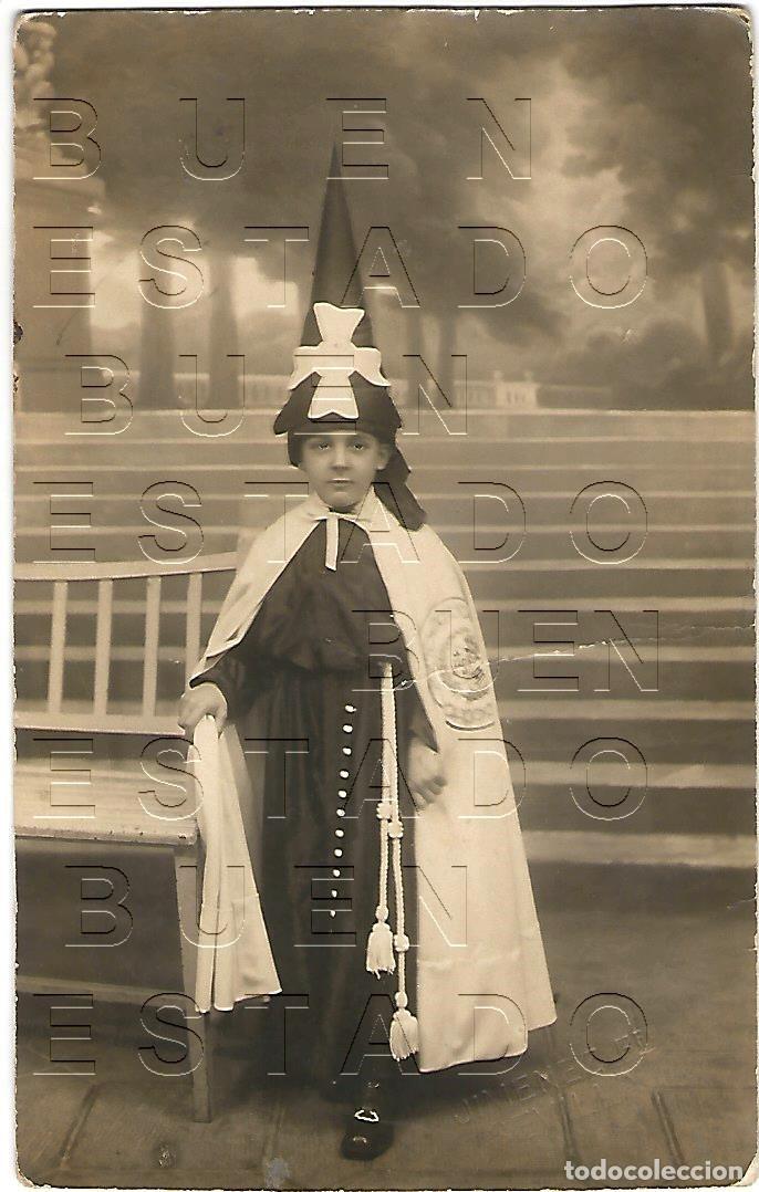 Fotograf&iacute;a antigua: SEVILLA NAZARENO FAMILIA PRACTICANTE 13X8 FOTOGRAFIA M42