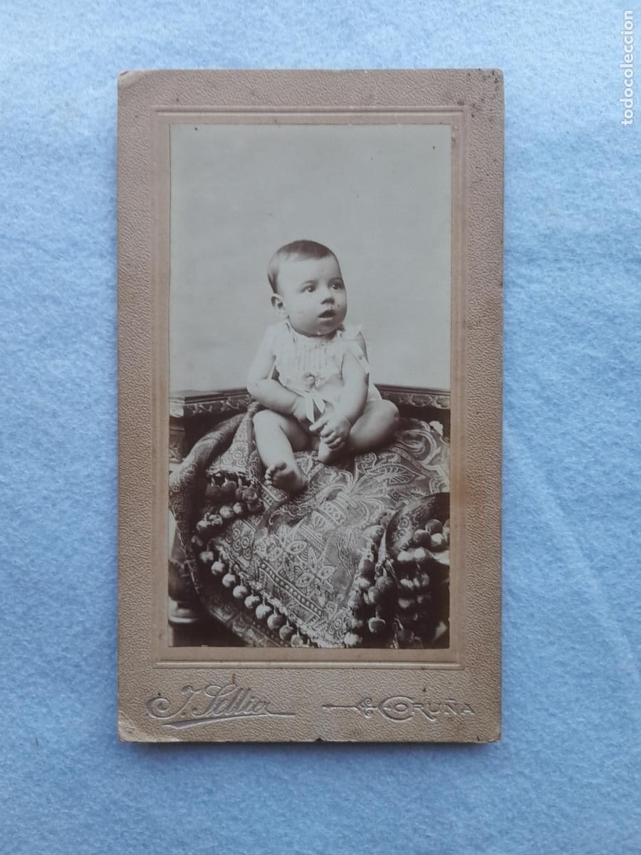 Antique Photography: Fotograf&iacute;a antigua de Beb&eacute;. Fot&oacute;grafo J. Sellier. La Coru&ntilde;a. A&ntilde;o 1906.