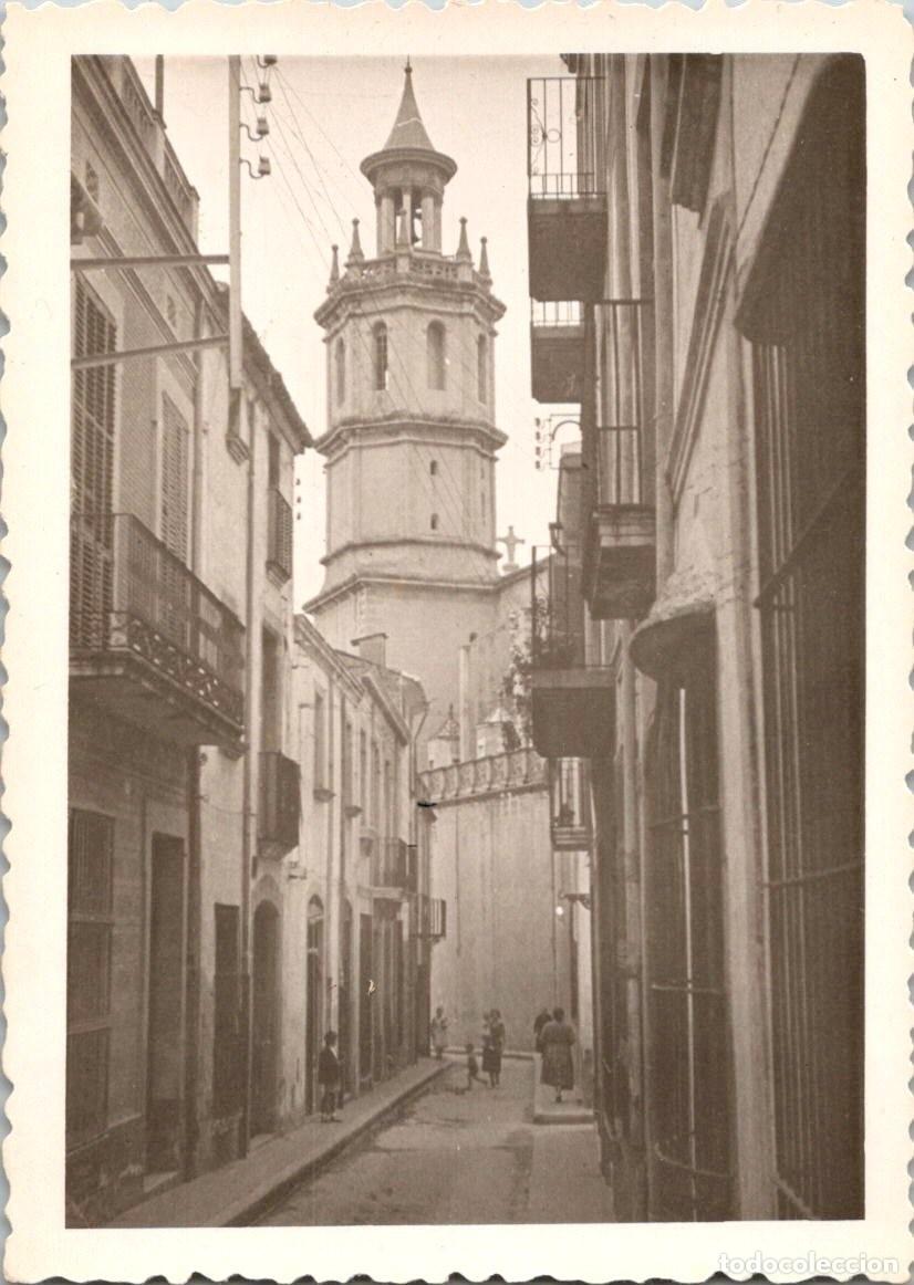 Fotograf&iacute;a antigua: Arenys de Mar - Esgl&eacute;sia Parroquial de Santa Maria -A&ntilde;os 40?-Peque&ntilde;a Fotograf&iacute;a -Negtor- 99x70mm