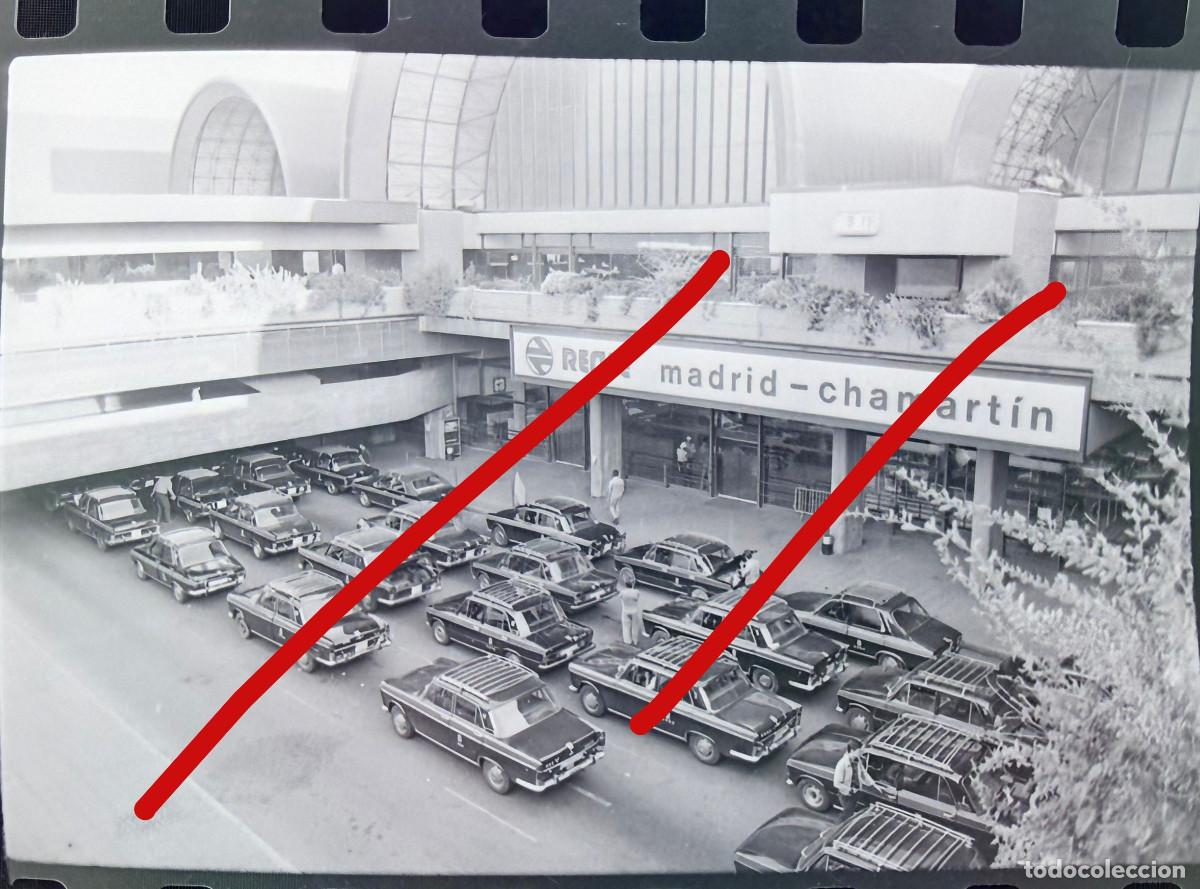Fotograf&iacute;a antigua: Madrid Estaci&oacute;n de Chamartin 1970 - Negativo de Celuloide