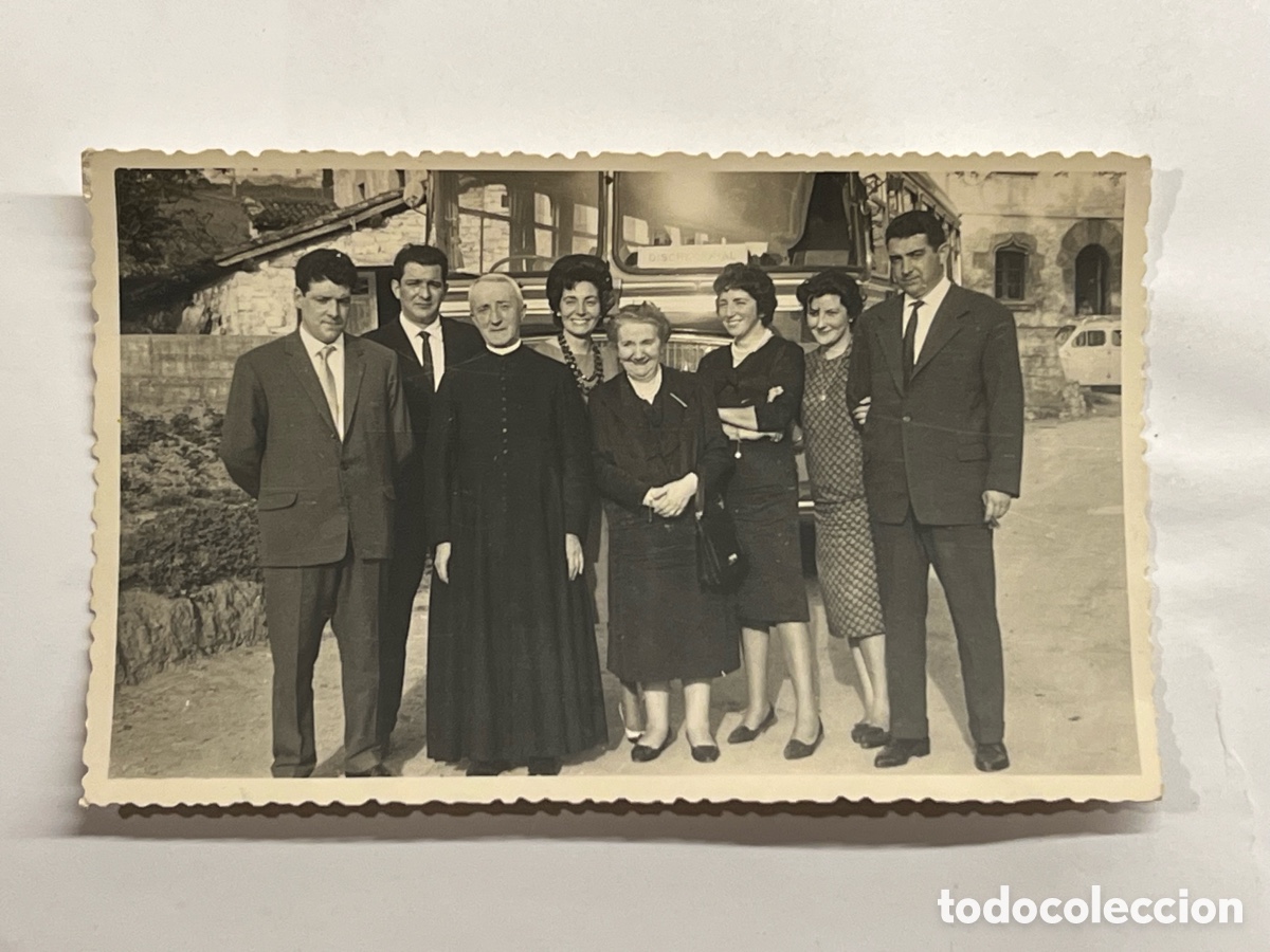 Antique Photography: TOLOSA, Navarra Fotograf&iacute;a Autob&uacute;s, de excursi&oacute;n con la Parroquia. Foto-Studio FLAX (h.1960?)