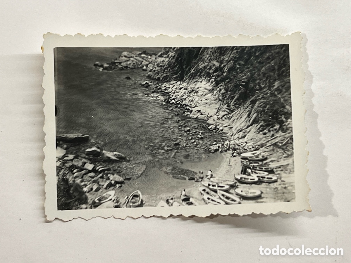 Fotograf&iacute;a antigua: TOSSA DE MAR (Girona) Fotograf&iacute;a ES CODOLA, Vista panor&aacute;mica, Verano de 1953