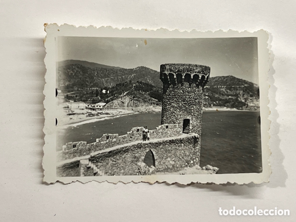 Alte Fotografie: TOSSA DE MAR (Girona) Fotograf&iacute;a Castillo. Verano de 1953, Medidas: 9 x 6 cm.,