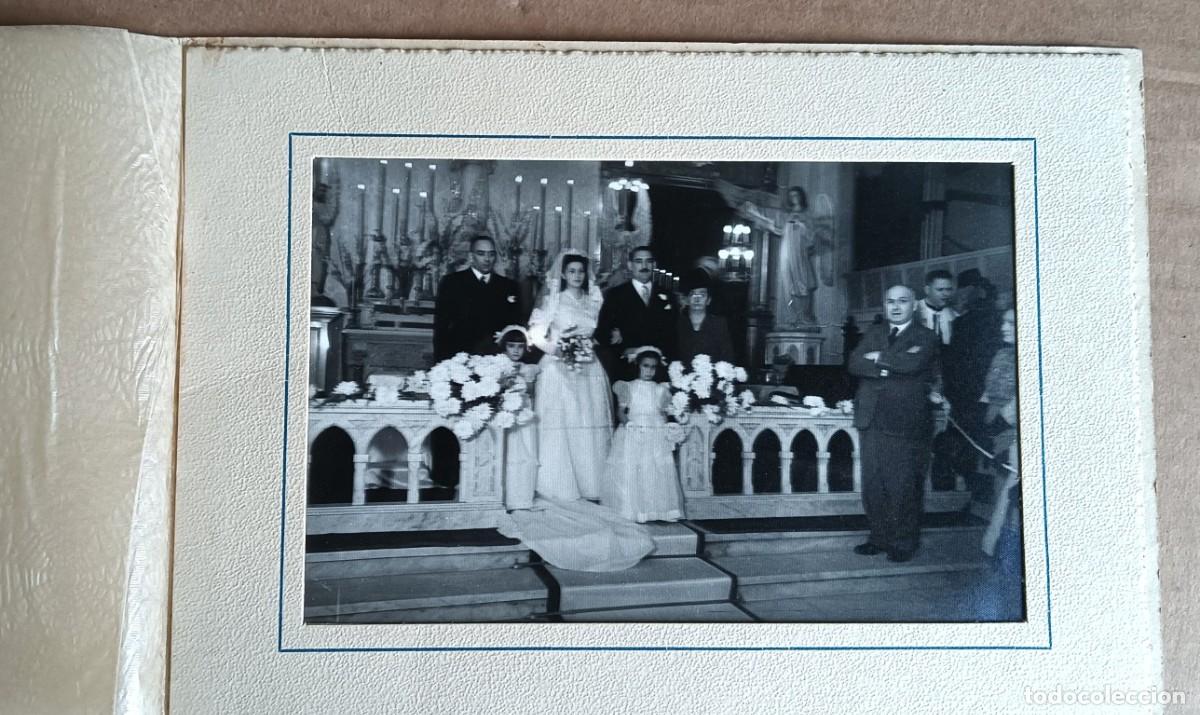 Fotografia antiga: Fotograf&iacute;a de boda - 1947 iglesia Sant&iacute;sima Trinidad - foto Otero Buenos Aires