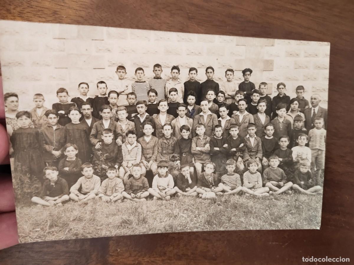 Fotografia antiga: Fotograf&iacute;a Escolares, principios del XX. Tama&ntilde;o postal.