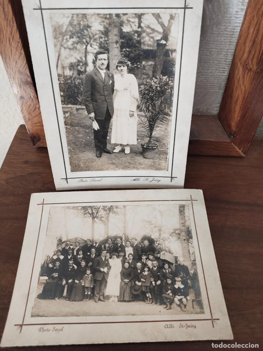Fotografia antiga: Fotograf&iacute;as Boda. Francia, principios del XX. Ver detalles.