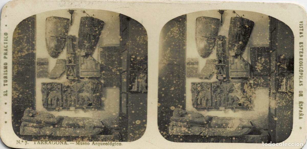 Fotograf&iacute;a antigua: FOTOGRAF&Iacute;A ESTEREOSCOPICA TARRAGONA. MUSEO ARQUEOL&Oacute;GICO. P-ESTEO-384