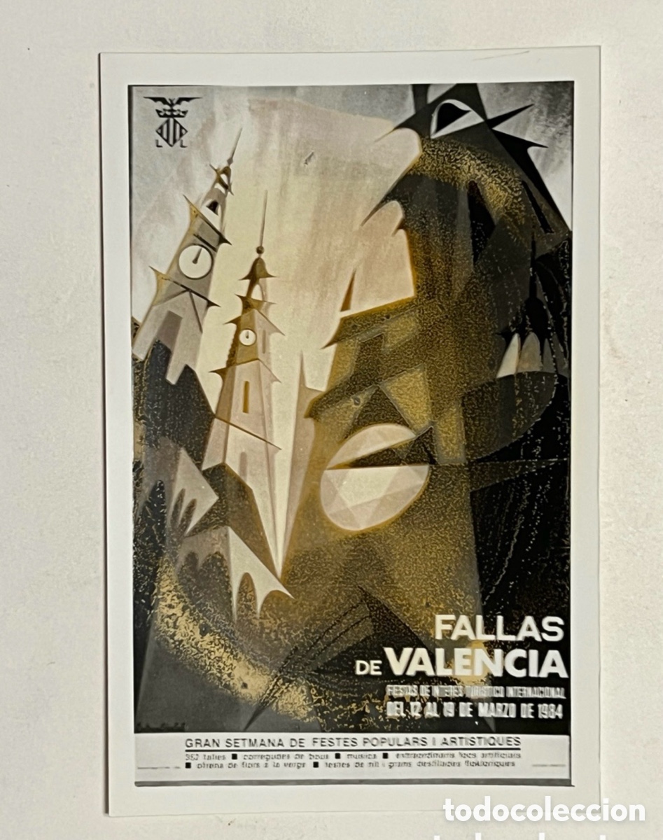 Fotografia antiga: FALLAS. Exposici&oacute;n carteles Fiestas.. Fotograf&iacute;a tomada por un apasionado coleccionista (8,5 x 13)