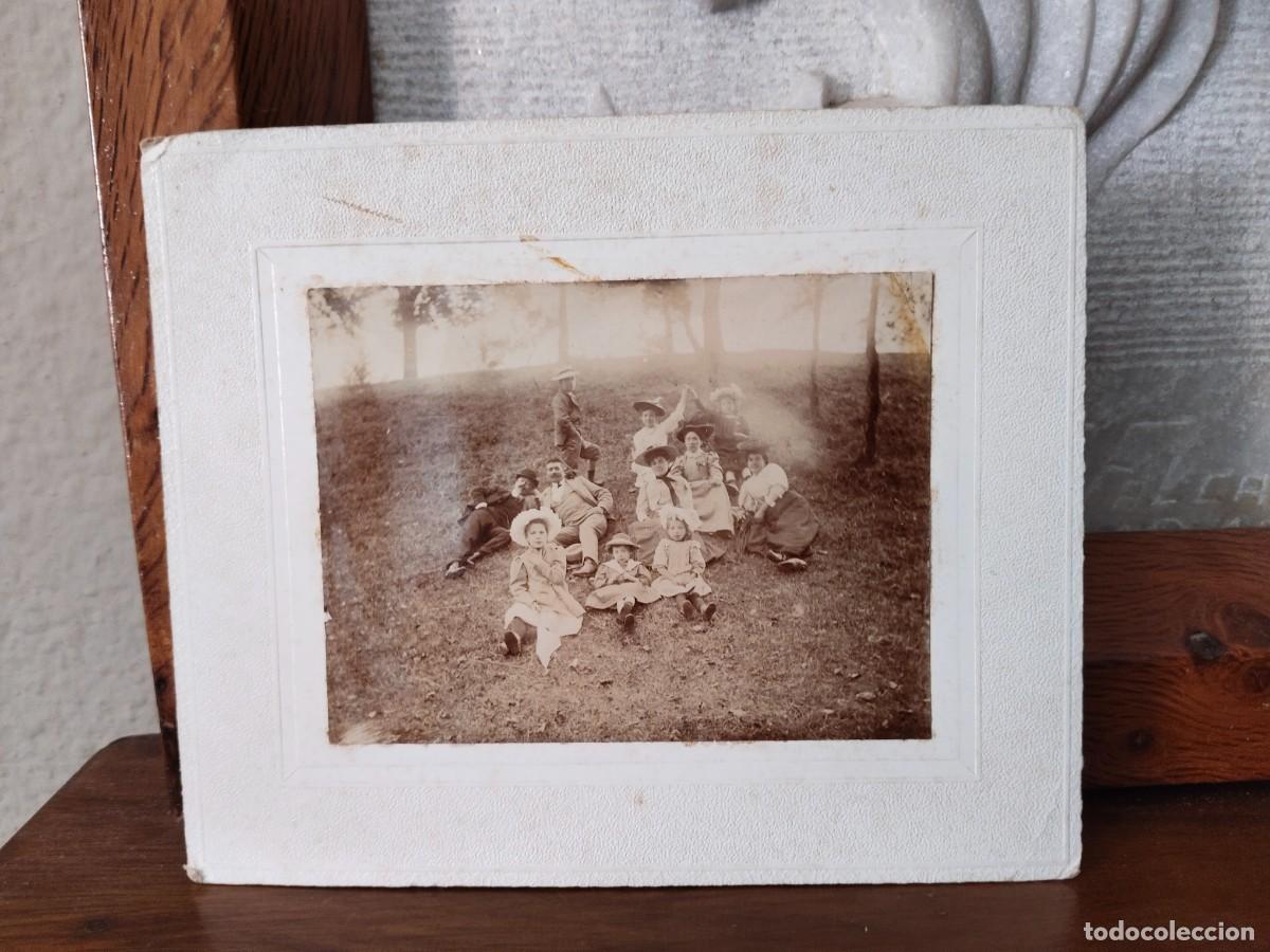 Fotografia antiga: Fotograf&iacute;a escena campestre. principios del XX.