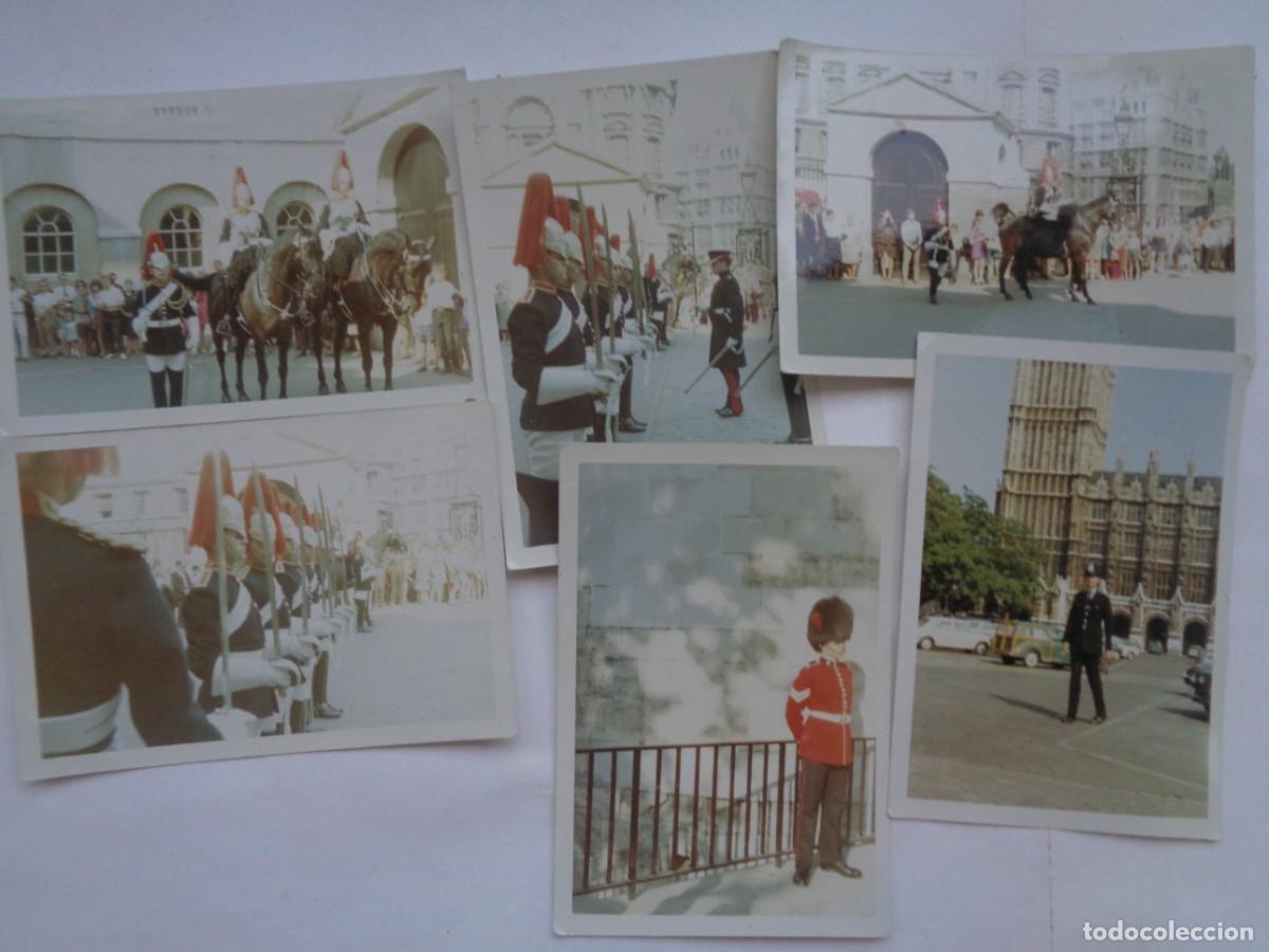 Fotograf&iacute;a antigua: LOTE DE 6 FOTOS DE MILITARES DE REINO UNIDO: POLICIA , GUARDIA REAL, ETC. 1968