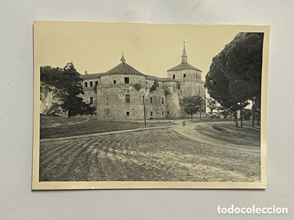 Alte Fotografie: Castillo de Villaviciosa de Od&oacute;n (Madrid) Fotograf&iacute;a antigua (a.1958) Med&iacute;das: 10 x 7 cm