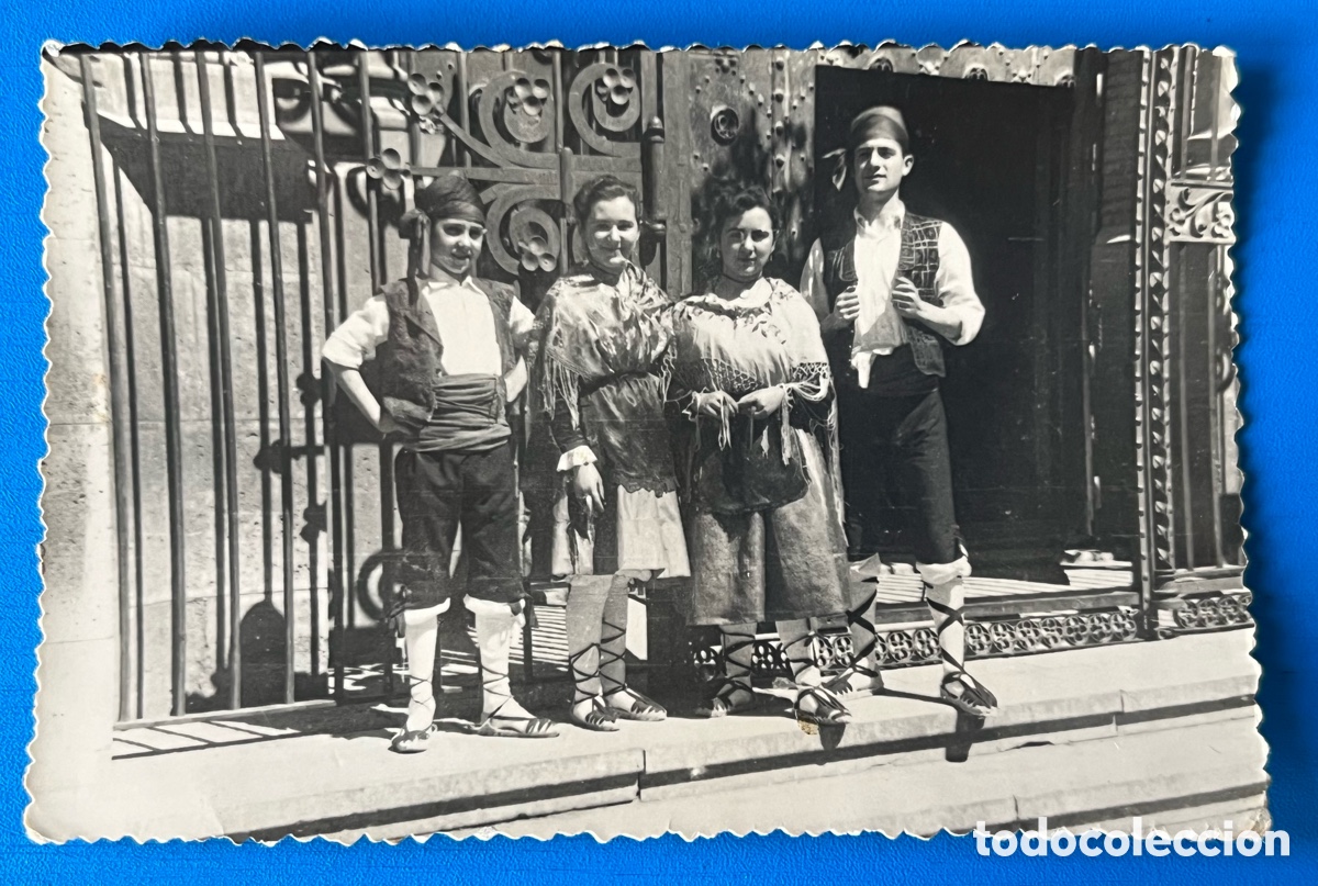 Alte Fotografie: Fotograf&iacute;a antigua en blanco y negro - Folklore, Rondalla, Jota