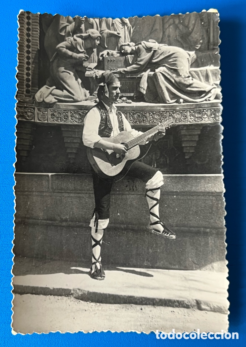 Alte Fotografie: Fotograf&iacute;a antigua en blanco y negro - Folklore, Jota, cantante
