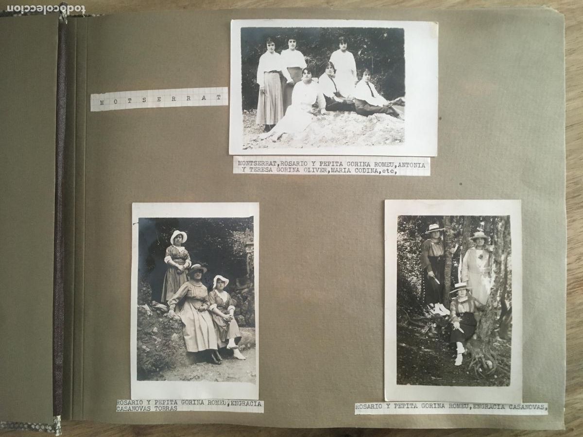 Antique Photography: montserrat puigcerda vichy camprodon etc album familiar de fotos a&ntilde;os 10-20