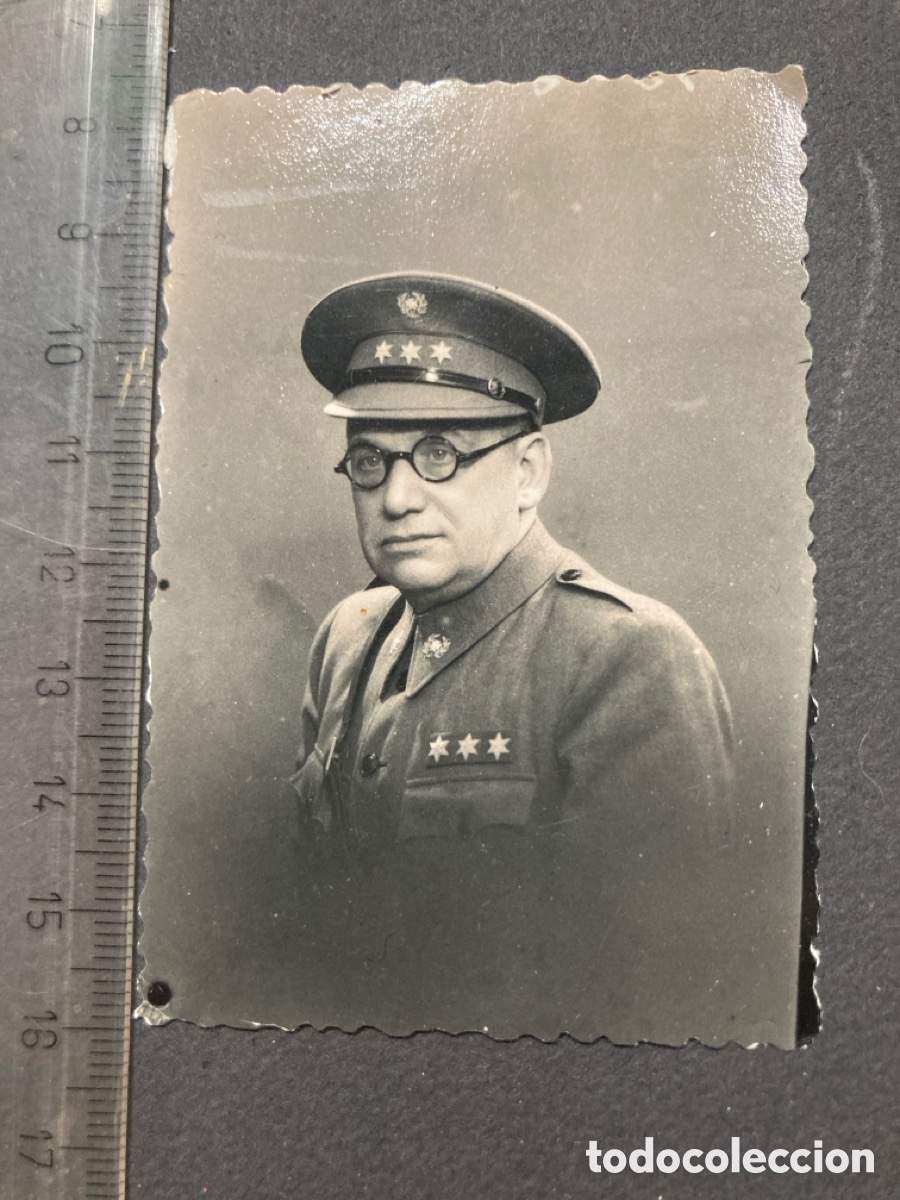 Fotograf&iacute;a antigua: Fotografia General Miaja (coronel) Guerra Civil