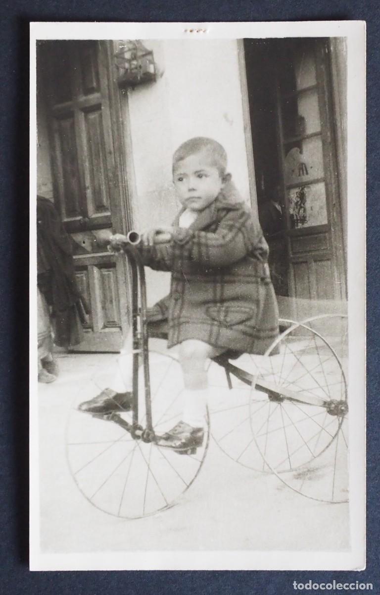 Fotograf&iacute;a antigua: ANTIGUA FOTOGRAF&Iacute;A DE NI&Ntilde;O EN TRICICLO