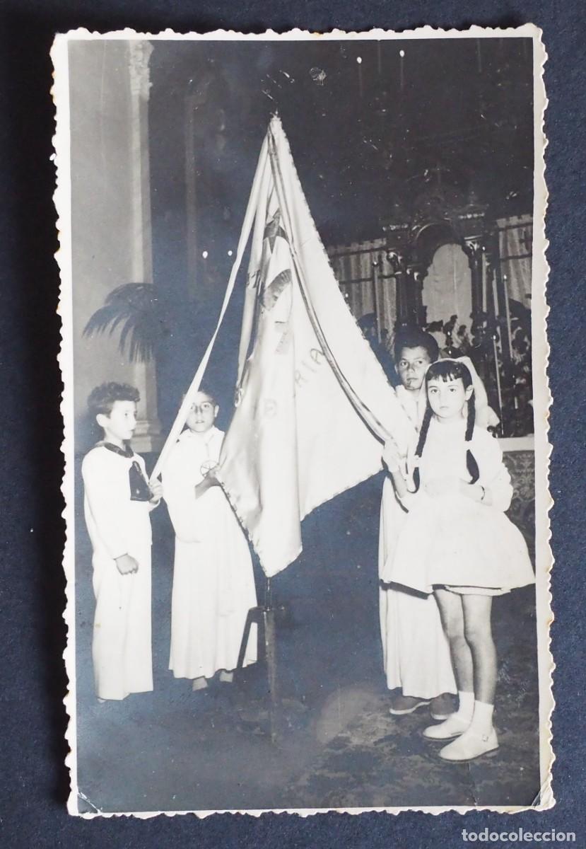 Fotograf&iacute;a antigua: ANTIGUA FOTOGRAF&Iacute;A DE NI&Ntilde;OS EN SU PRIMERA COMUNI&Oacute;N. HIPOLITO ABRAILA. FOTOGRAFO. VALENCIA