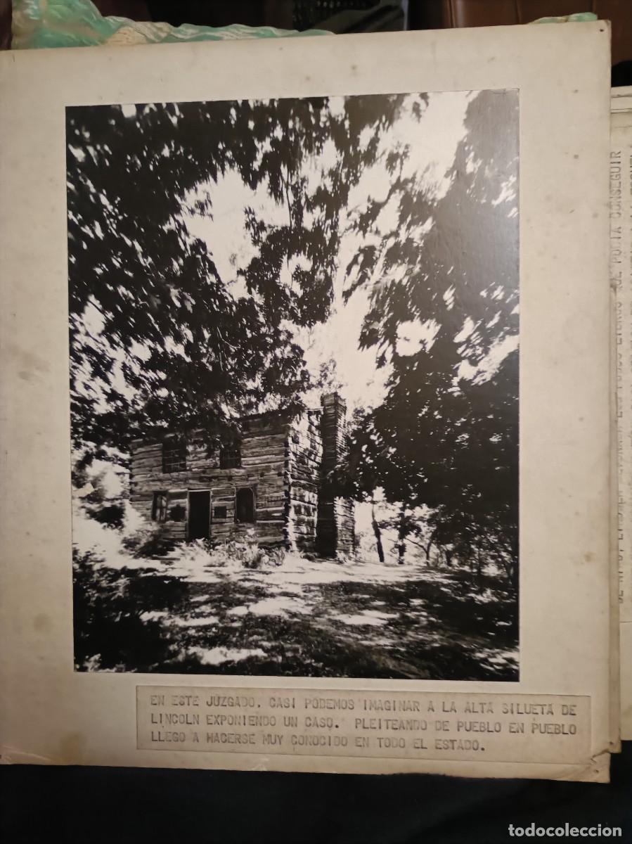 Fotograf&iacute;a antigua: FOTOGRAF&Iacute;A Abraham Lincoln ejerc&iacute;a la abogac&iacute;a en Illinois.SOBRE CARTON