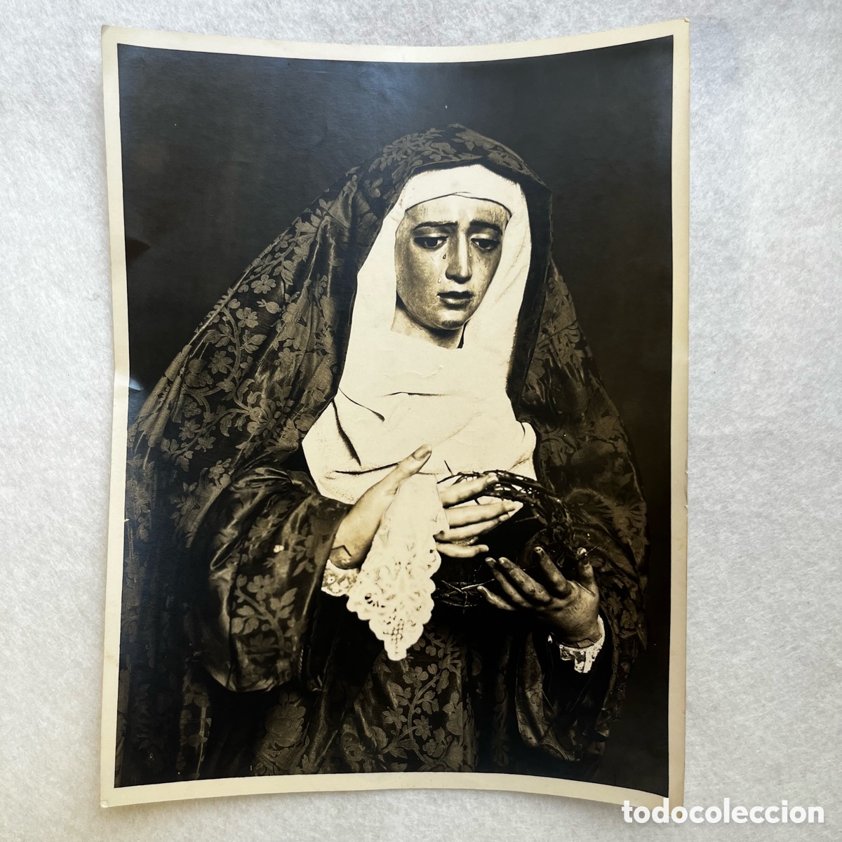Fotograf&iacute;a antigua: SEMANA SANTA SEVILLA - FOTOGRAF&Iacute;A VIRGEN DE LA AMARGURA
