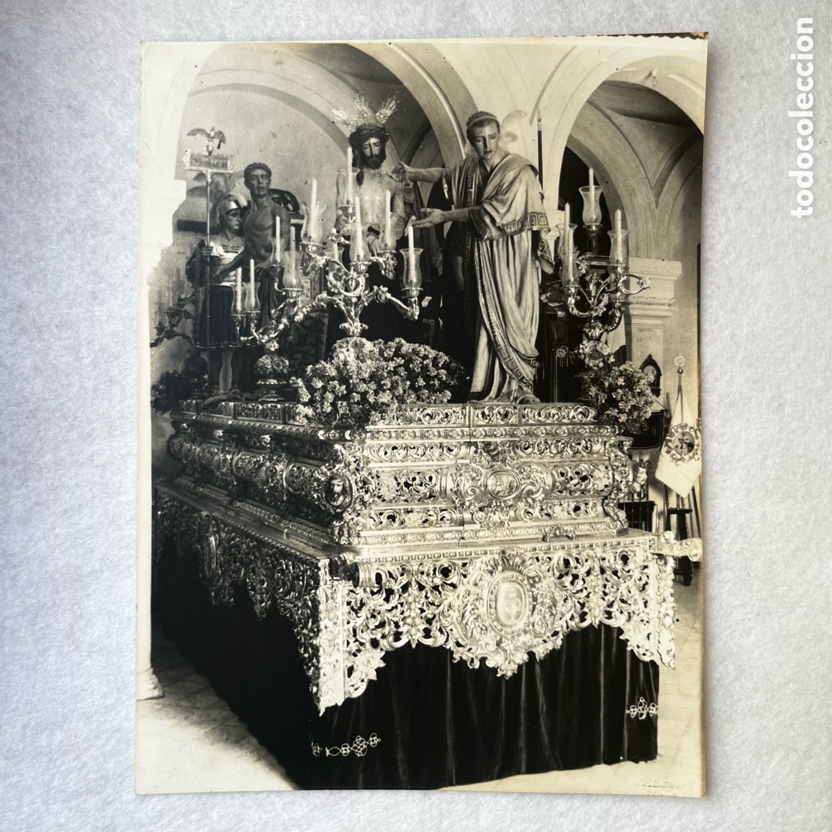 Fotograf&iacute;a antigua: SEMANA SANTA SEVILLA - FOTOGRAF&Iacute;A CRISTO DE LA PRESENTACI&Oacute;N / HDAD. DE SAN BENITO