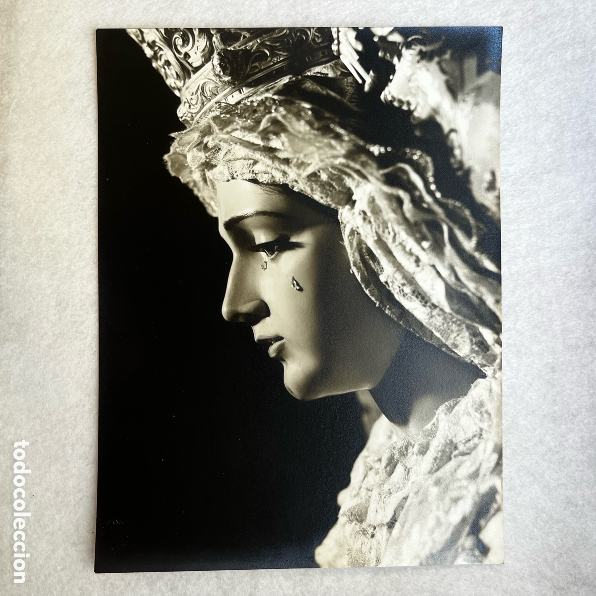 Fotograf&iacute;a antigua: SEMANA SANTA SEVILLA - FOTOGRAF&Iacute;A VIRGEN DE LA CONSOLACI&Oacute;N / HDAD. DE LA SED
