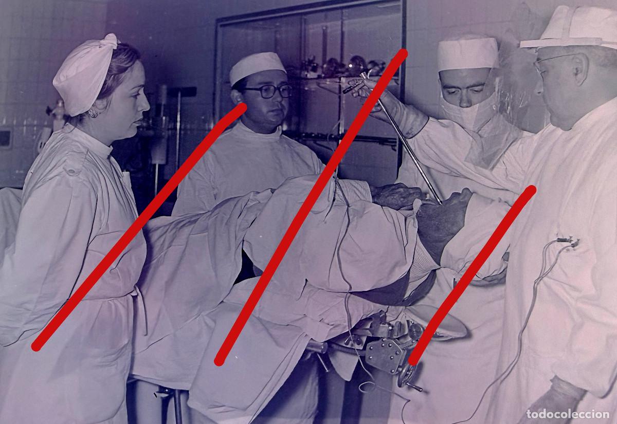 Fotograf&iacute;a antigua: Instituto del C&aacute;ncer Madrid A&ntilde;os 50 - Negativo de Celuloide