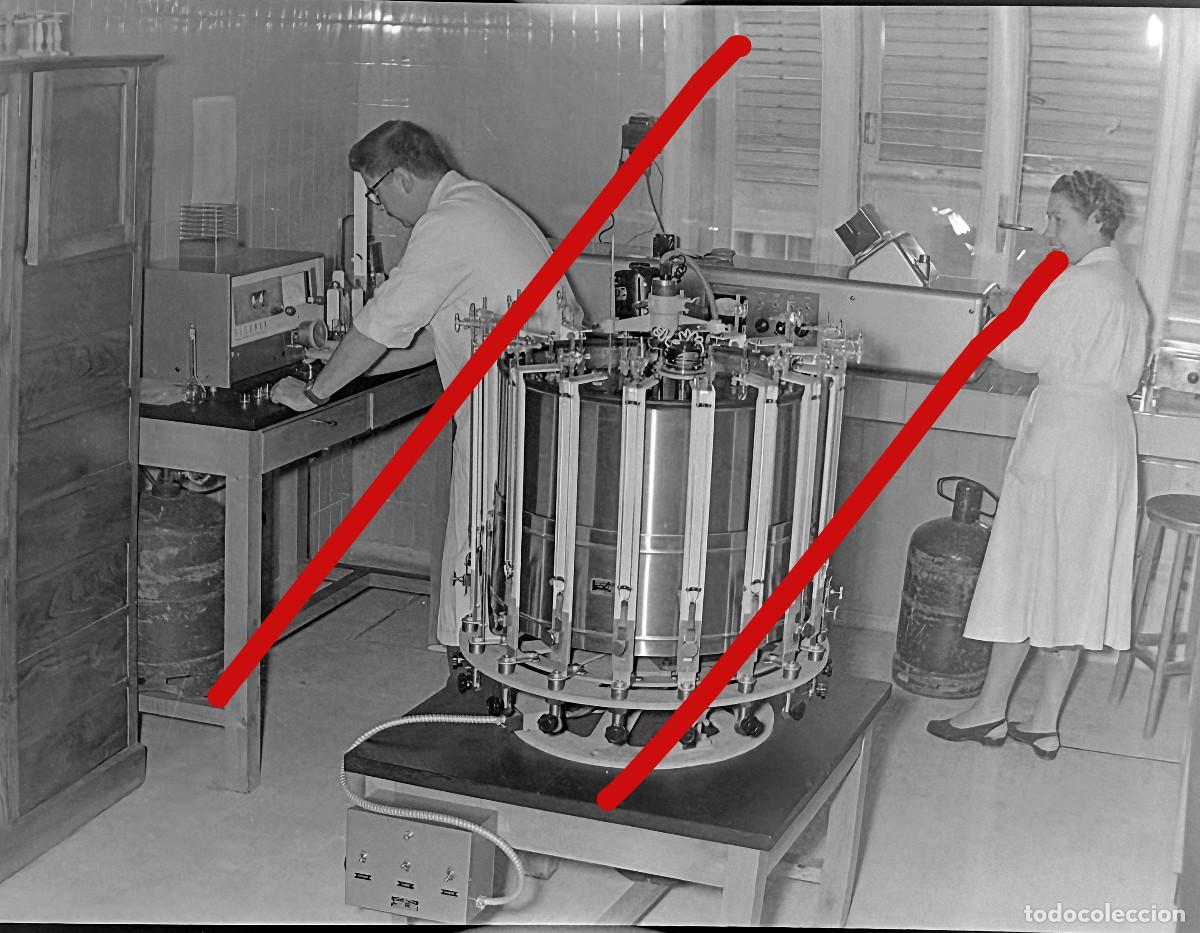 Fotograf&iacute;a antigua: Instituto del C&aacute;ncer Madrid A&ntilde;os 50 - Negativo de Celuloide