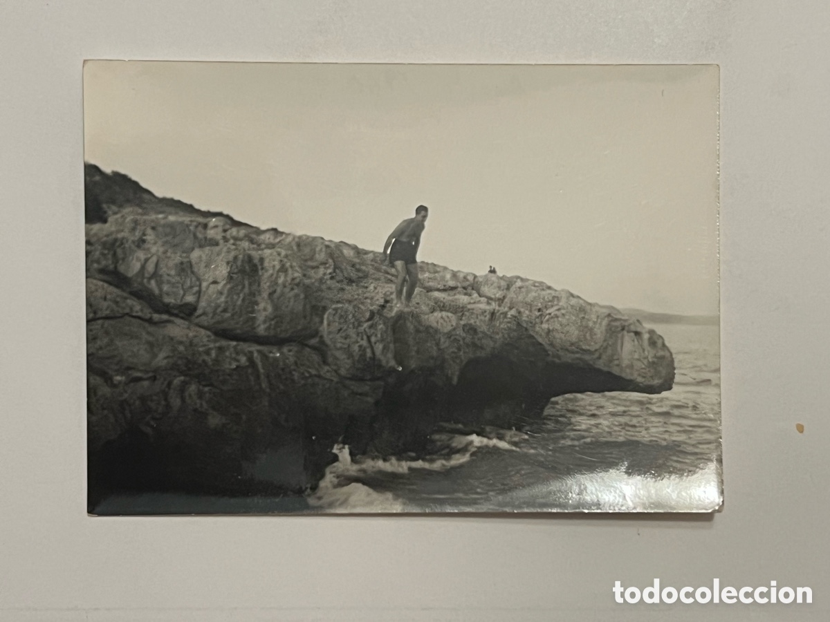 Fotograf&iacute;a antigua: TARRAGONA.., un d&iacute;a en Playa larga, durante mi tiempo en la Universidad Laboral (a.1960)