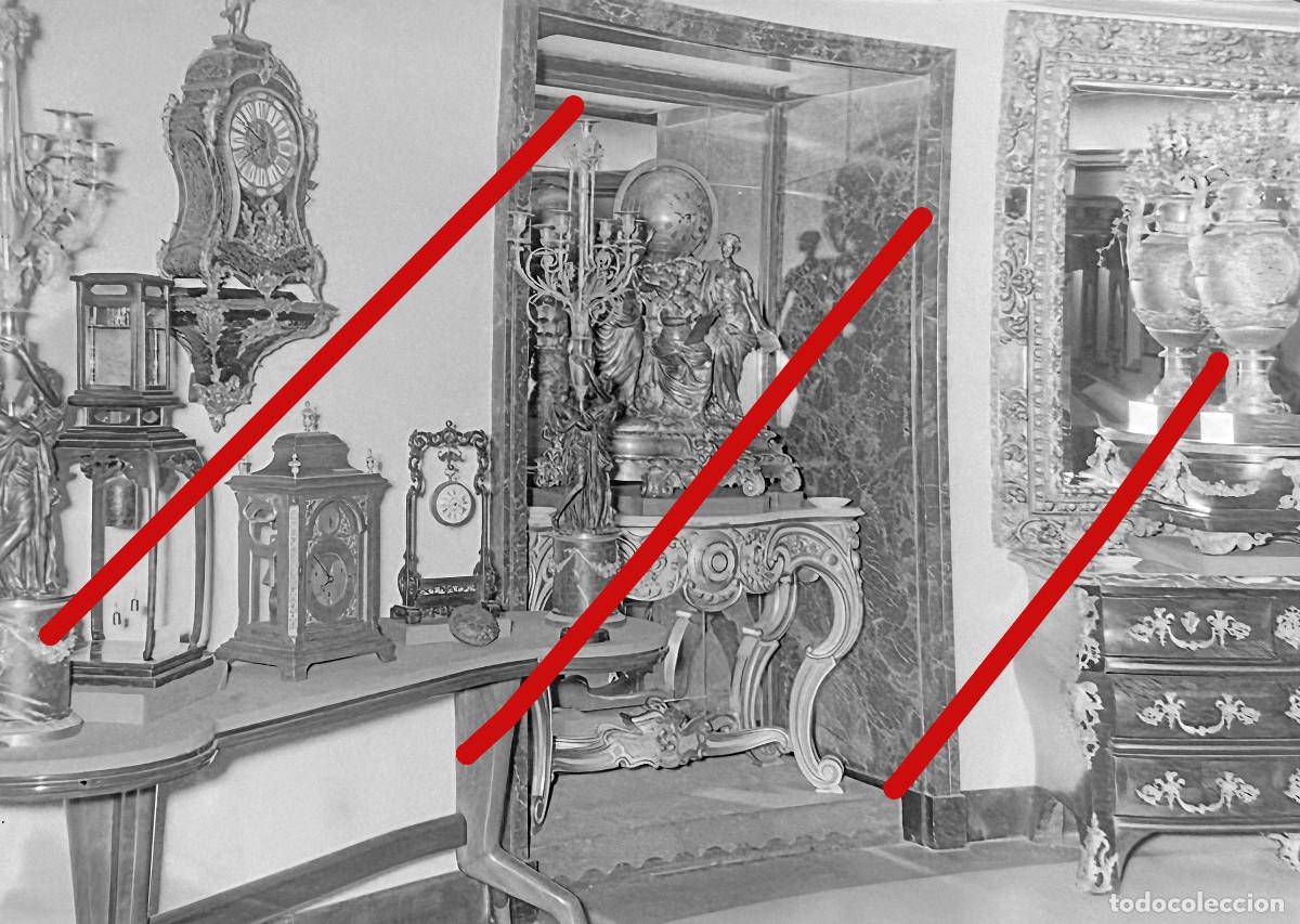 Fotograf&iacute;a antigua: Exposici&oacute;n de Relojes Antiguos Casa Grassy Madrid - Negativo de Celuloide