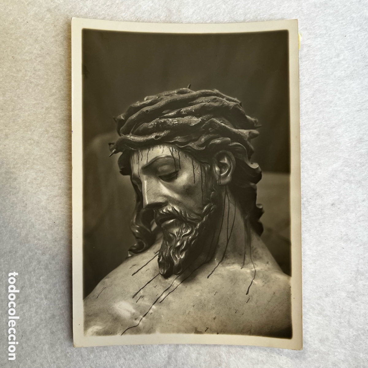 Fotograf&iacute;a antigua: SEMANA SANTA SEVILLA - FOTOGRAF&Iacute;A CRISTO DE LA SALUD / HDAD. DE SAN BERNARDO