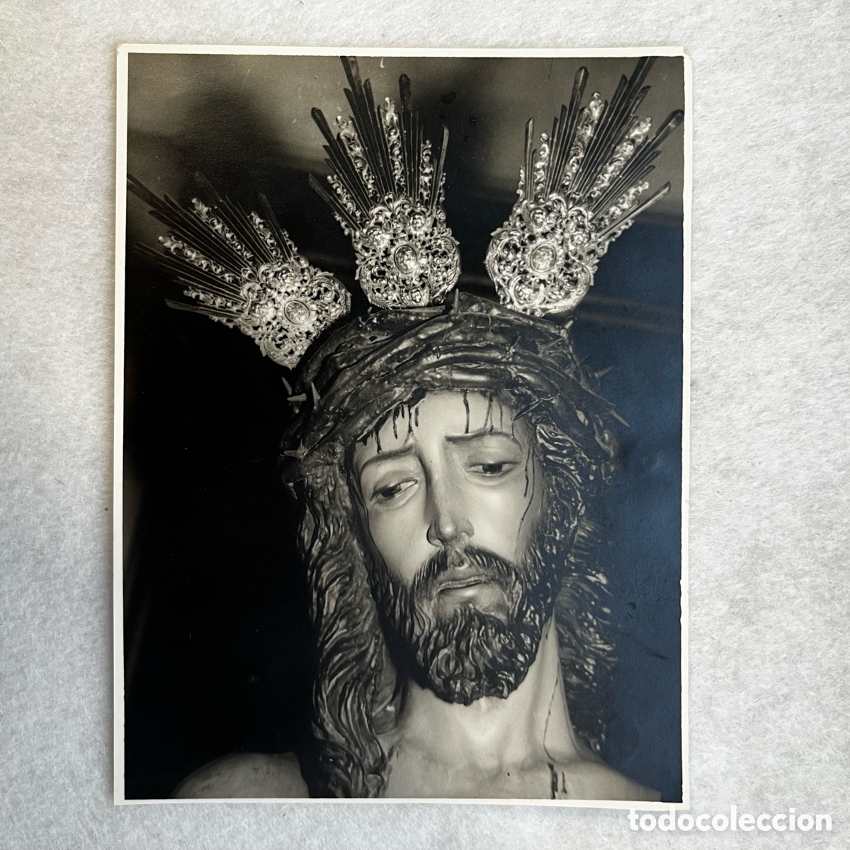 Fotograf&iacute;a antigua: SEMANA SANTA SEVILLA - FOTOGRAF&Iacute;A CRISTO DE LA PRESENTACI&Oacute;N / HDAD. DE SAN BENITO