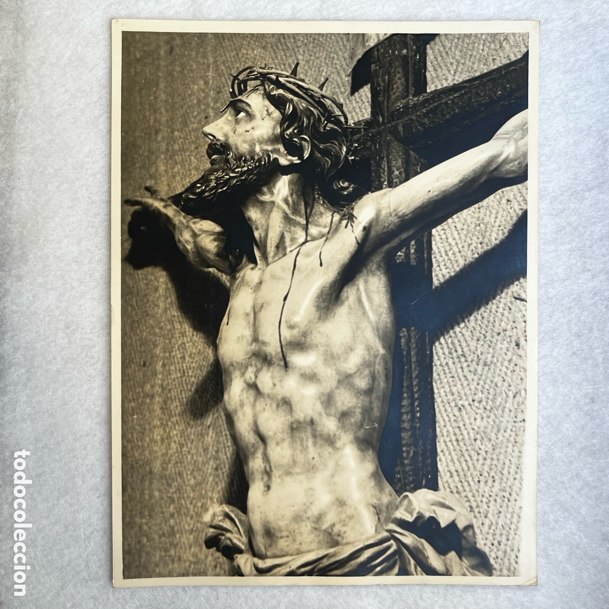Fotograf&iacute;a antigua: SEMANA SANTA SEVILLA - FOTOGRAF&Iacute;A CRISTO DE LAS MISERICORDIAS / HDAD. DE SANTA CRUZ