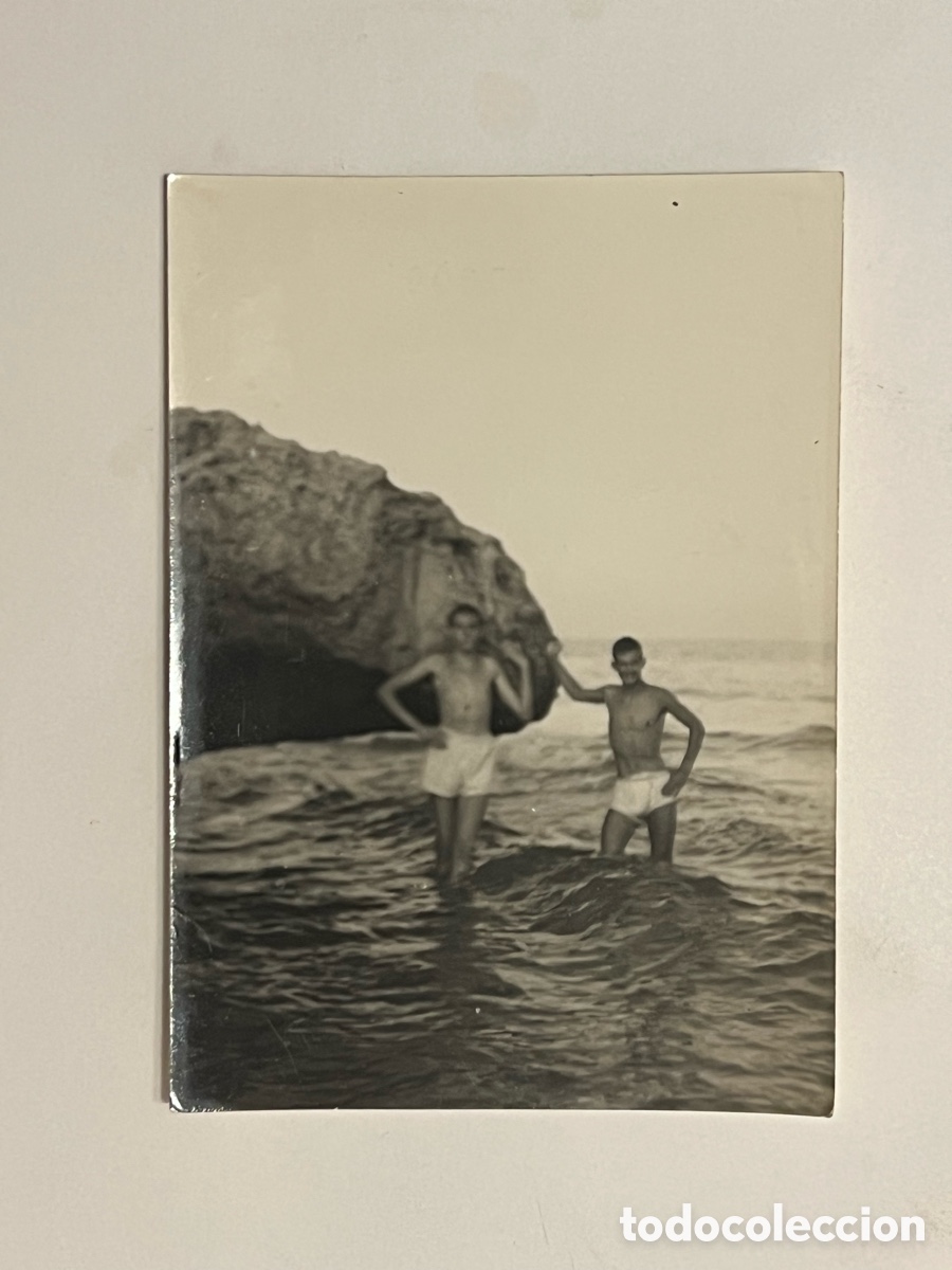 Fotograf&iacute;a antigua: TARRAGONA.., un d&iacute;a en Playa larga, durante mi tiempo en la Universidad Laboral (a.1960)