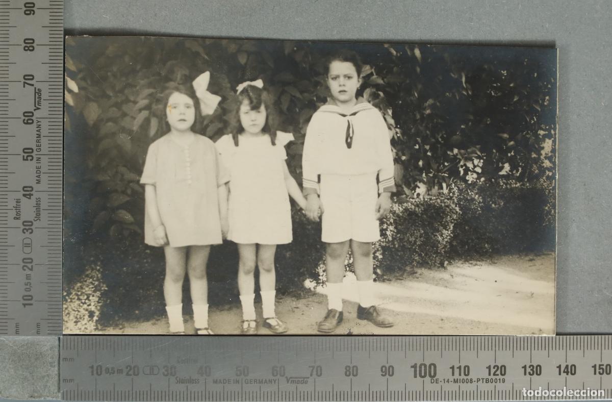Fotograf&iacute;a antigua: FOTOGRAFIA POSTAL. ni&ntilde;os en parque. hacia 1920