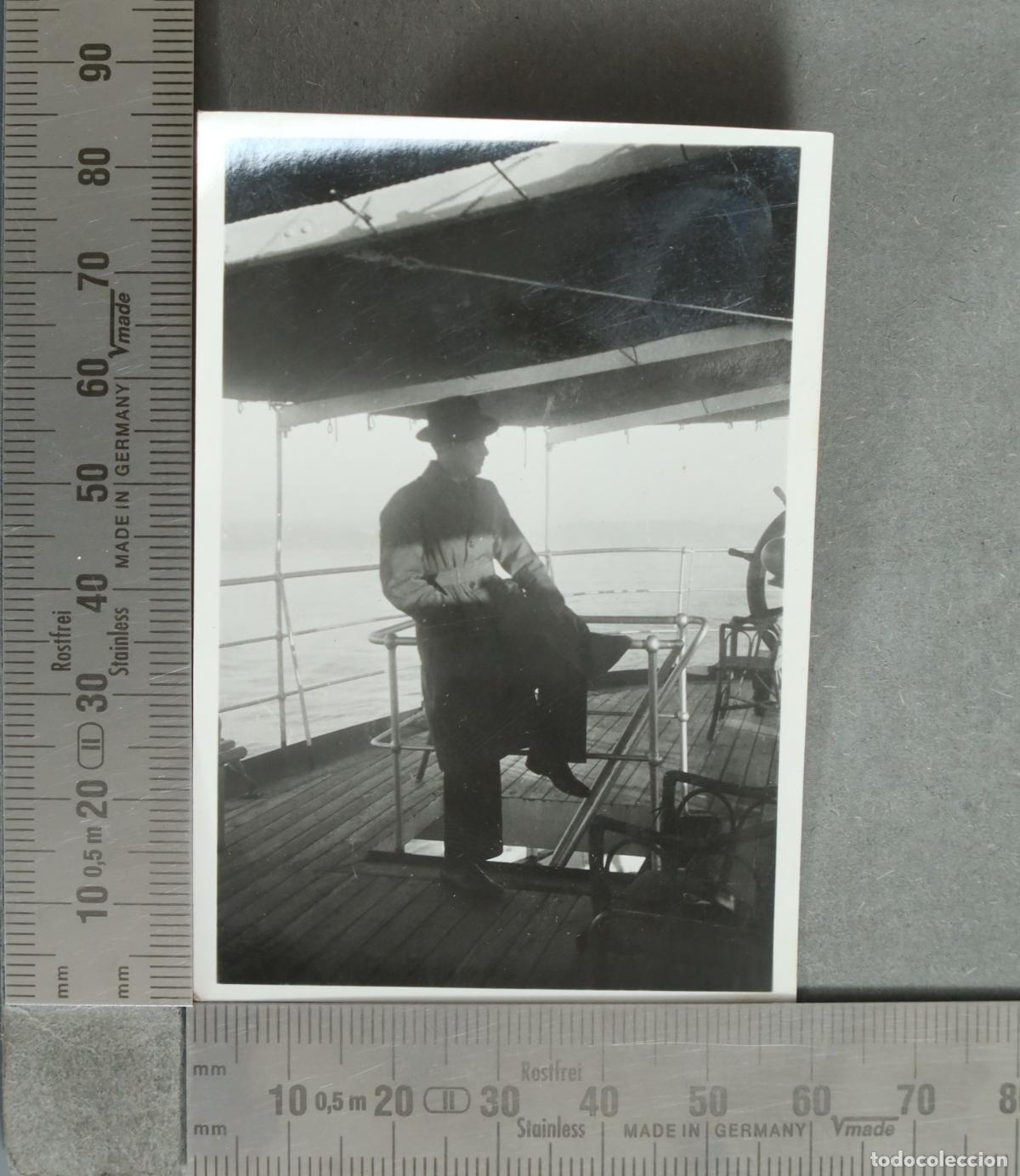 Fotograf&iacute;a antigua: FOTOGRAFIA. Travesando el Estrecho en direccion a Gibraltar 1935