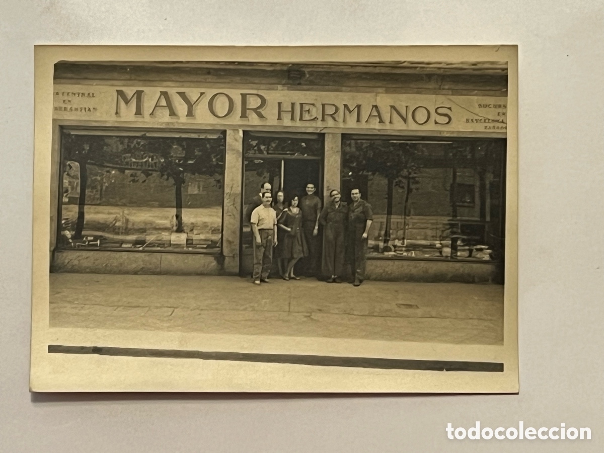 Fotograf&iacute;a antigua: SAN SEBASTIAN. MAYOR HERMANOS. Fotograf&iacute;a antigua, Comercio Industrial de maquinaria (h.1945?)