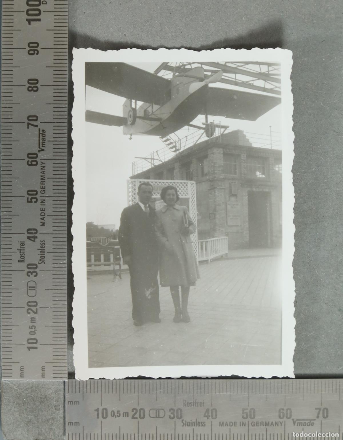 Antique Photography: FOTOGRAFIA. avi&oacute;n del Parque de Atracciones del Tibidabo hacia 1940