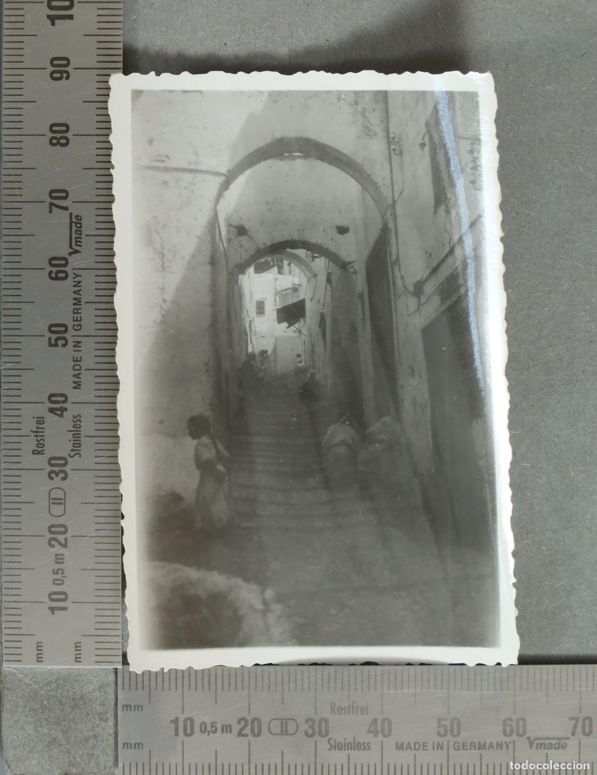 Fotograf&iacute;a antigua: FOTOGRAFIA. SUBIDA A LA ALCAZABA. TETUAN hacia 1930