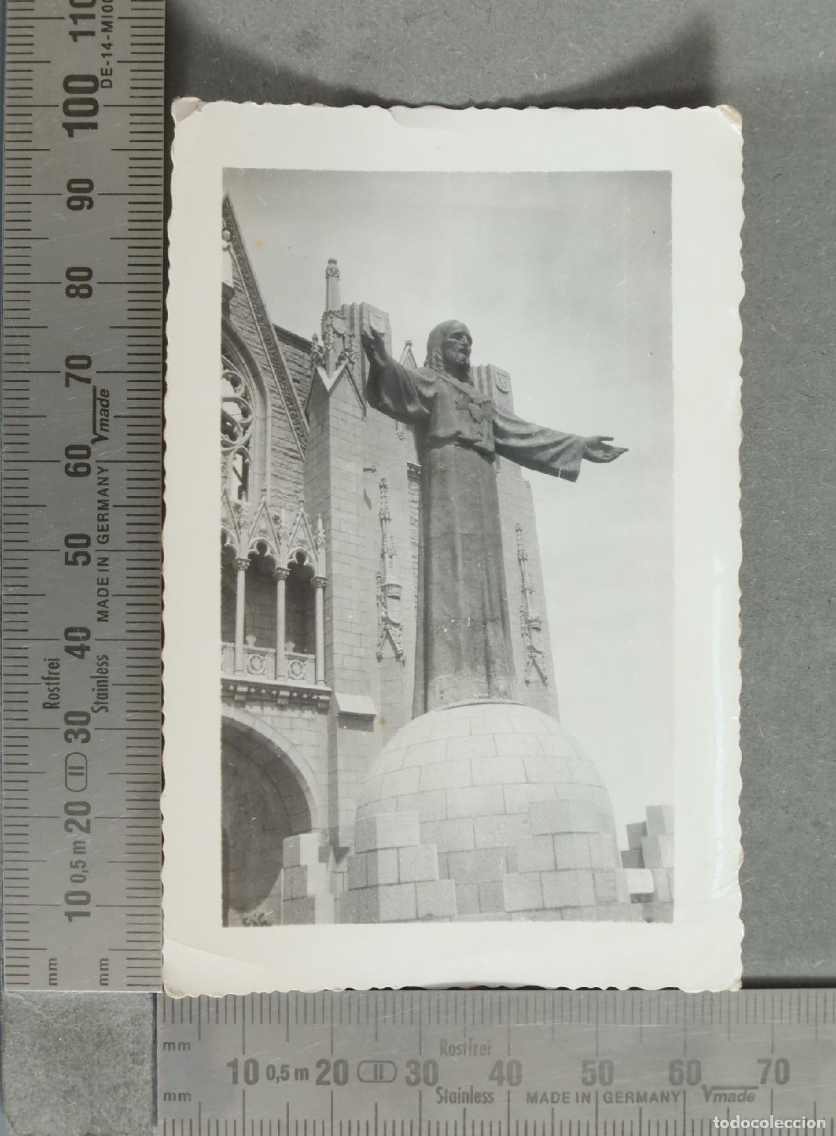 Fotograf&iacute;a antigua: FOTOGRAFIA. Sagrado Coraz&oacute;n de Jes&uacute;s del Templo del Tibidabo en Barcelona 1936