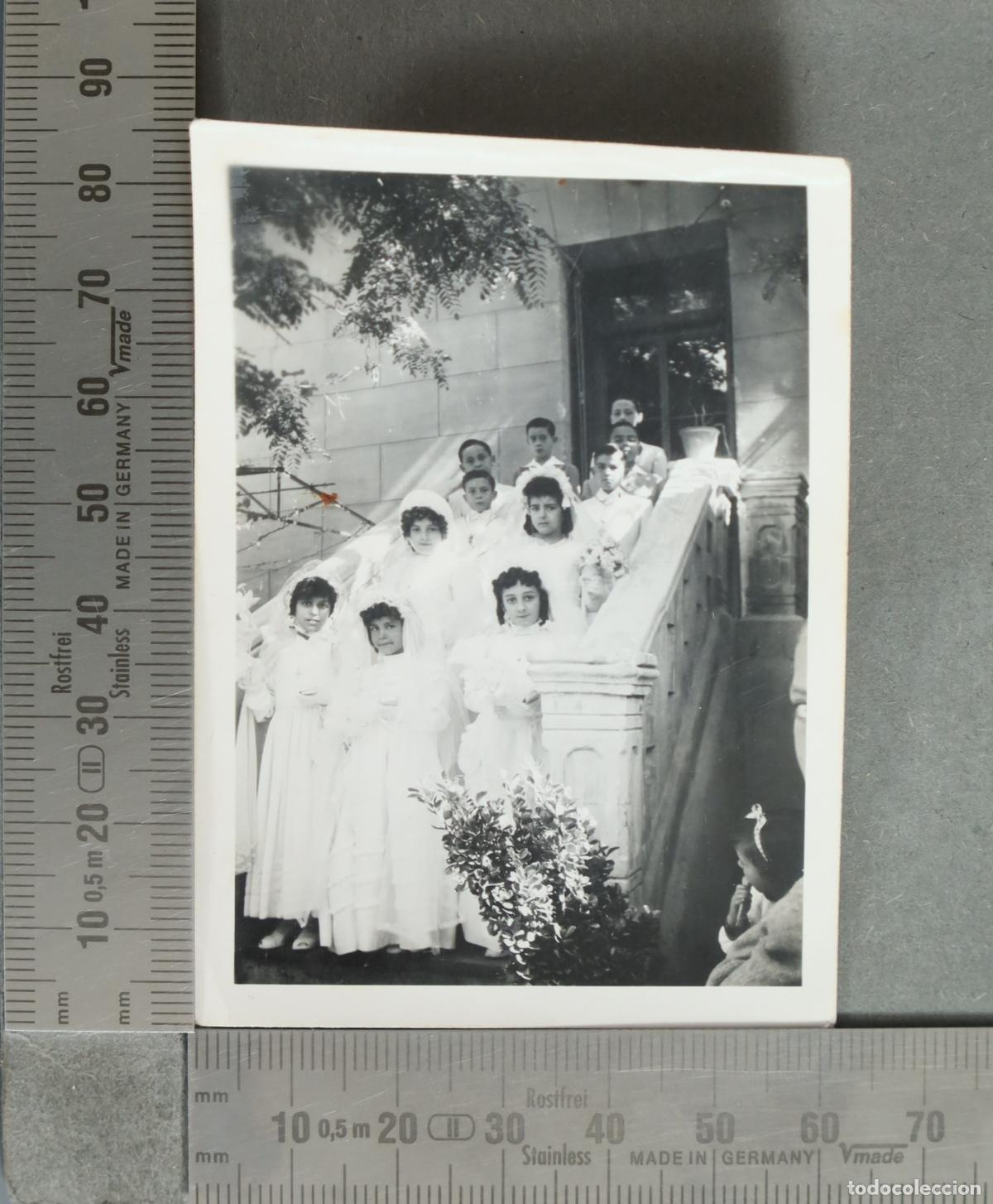 Fotograf&iacute;a antigua: FOTOGRAFIA. Ninos y ni&ntilde;as en comuni&oacute;n. hacia 1930