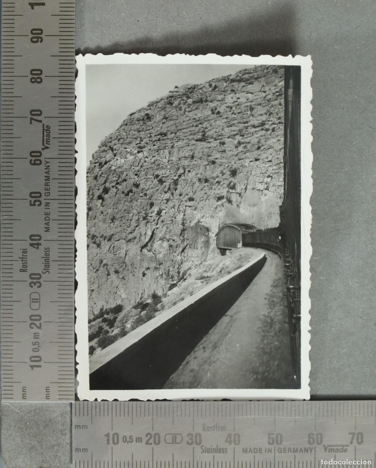 Fotograf&iacute;a antigua: FOTOGRAFIA. M&aacute;laga a Algeciras - El Chorro. TOMADA DESDE VAGON hacia 1930