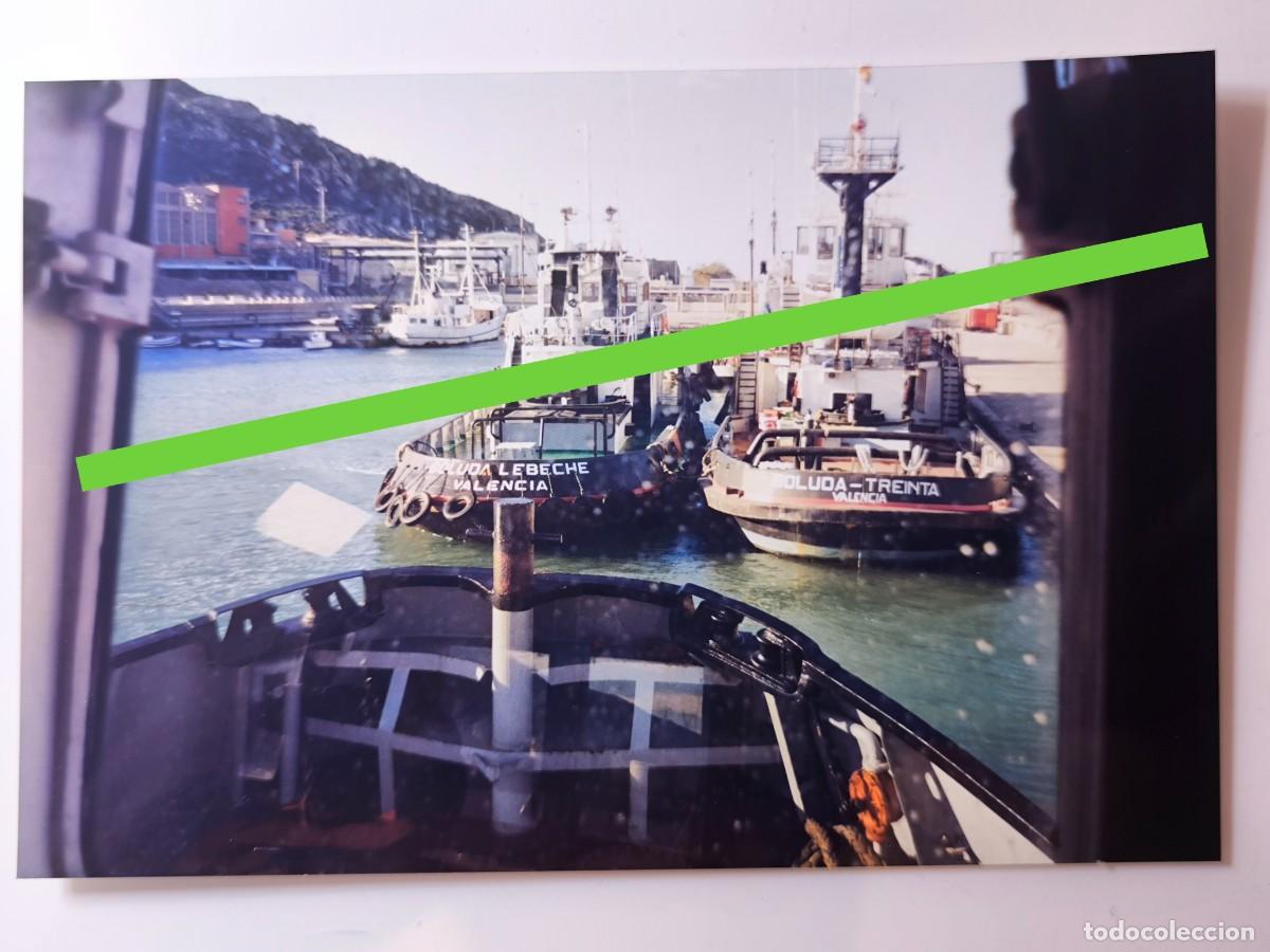 Fotograf&iacute;a antigua: Antigua fotograf&iacute;a. Barco remolcador Boluda Lebeche y Treinta. A&ntilde;os 90.