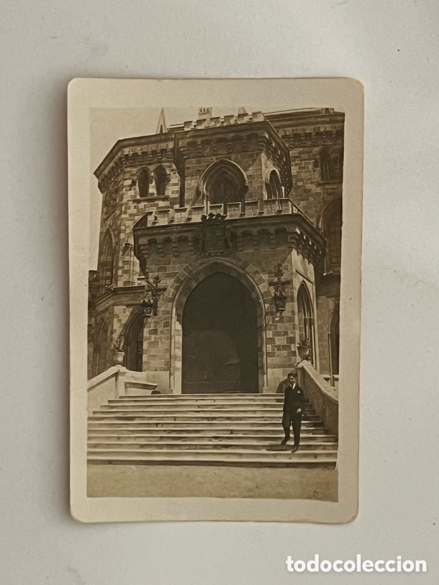 Fotograf&iacute;a antigua: VALENCIA. Palacio Ripalda.. Fotograf&iacute;a antigua, Fachada principal de acceso. (h.1920?)