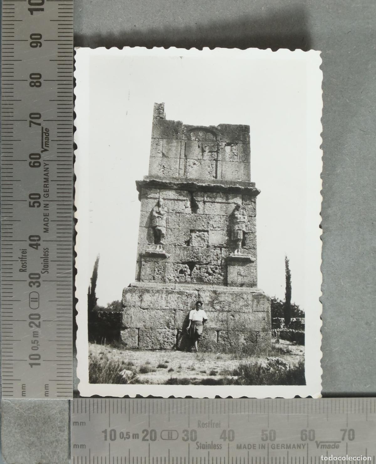 Fotografia antiga: FOTOGRAFIA. torre de los escipiones tarragona. 1942